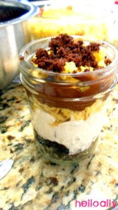 Fifth Layer - Chocolate & Yellow Cake Crumbs Mixed